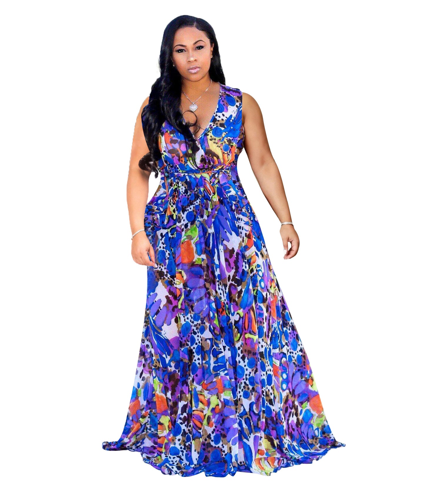 Floral Sleeveless Dress