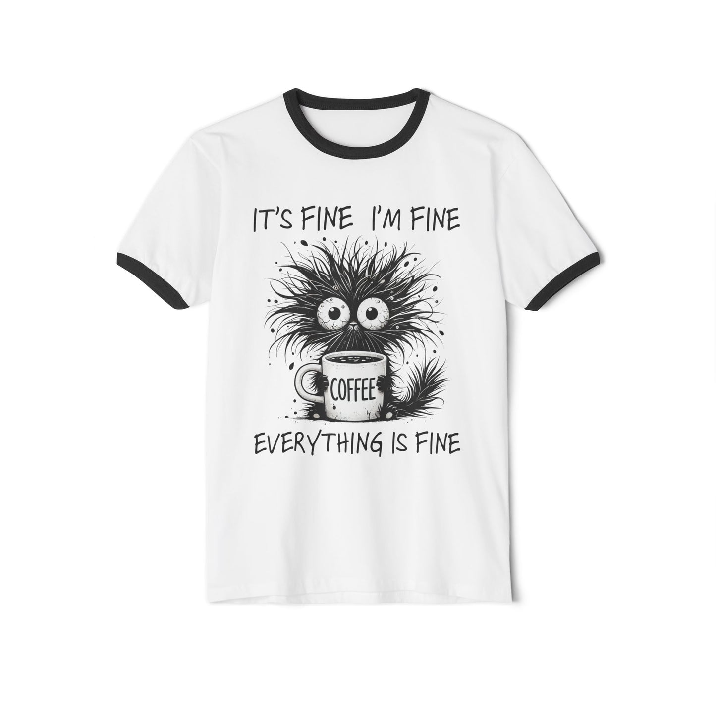 Funny Coffee Lover Ringer T-Shirt