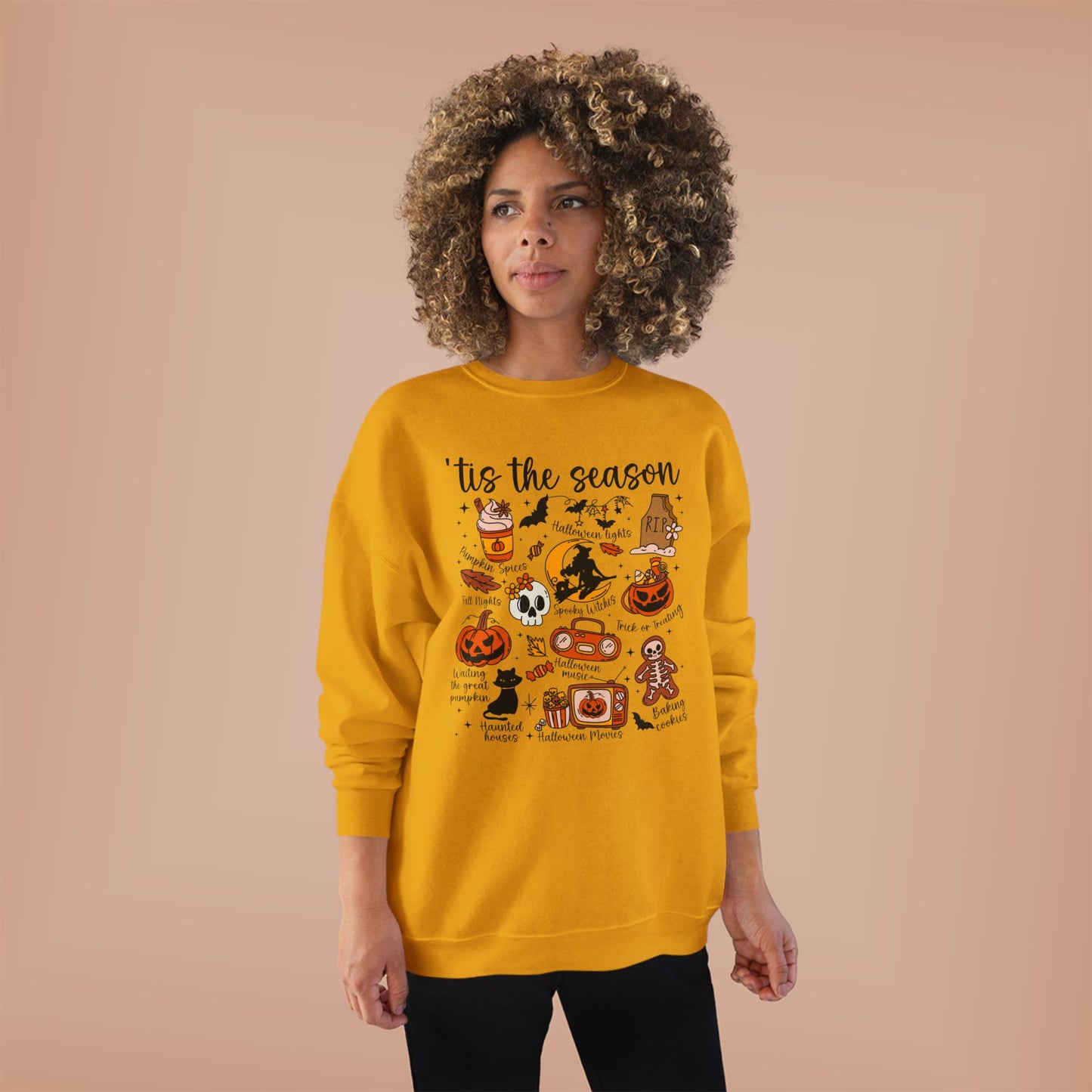 Cozy Halloween Crewneck Sweatshirt