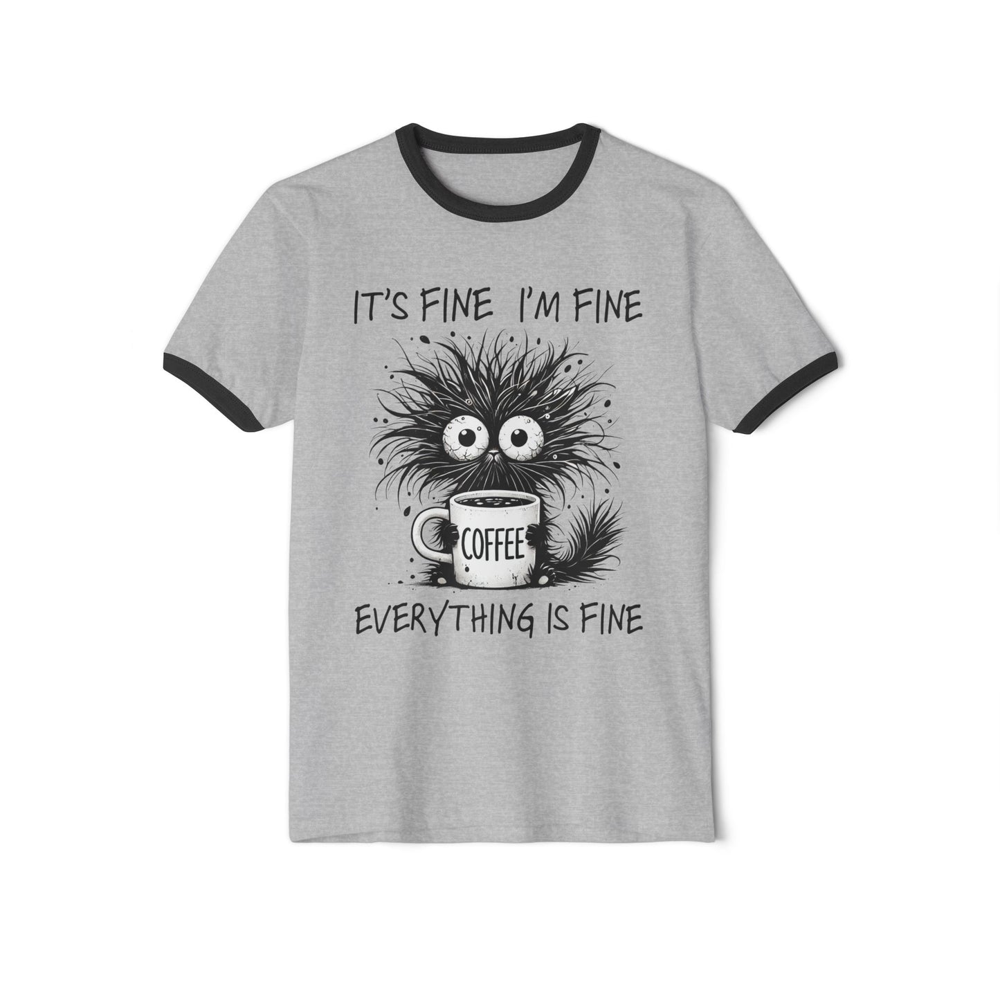 Funny Coffee Lover Ringer T-Shirt