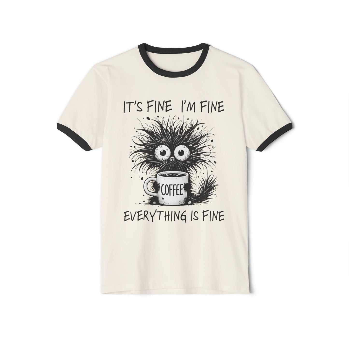 Funny Coffee Lover Ringer T-Shirt