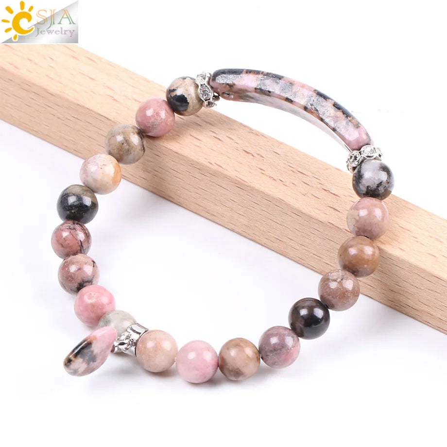 Natural Stone Crystal Bracelet