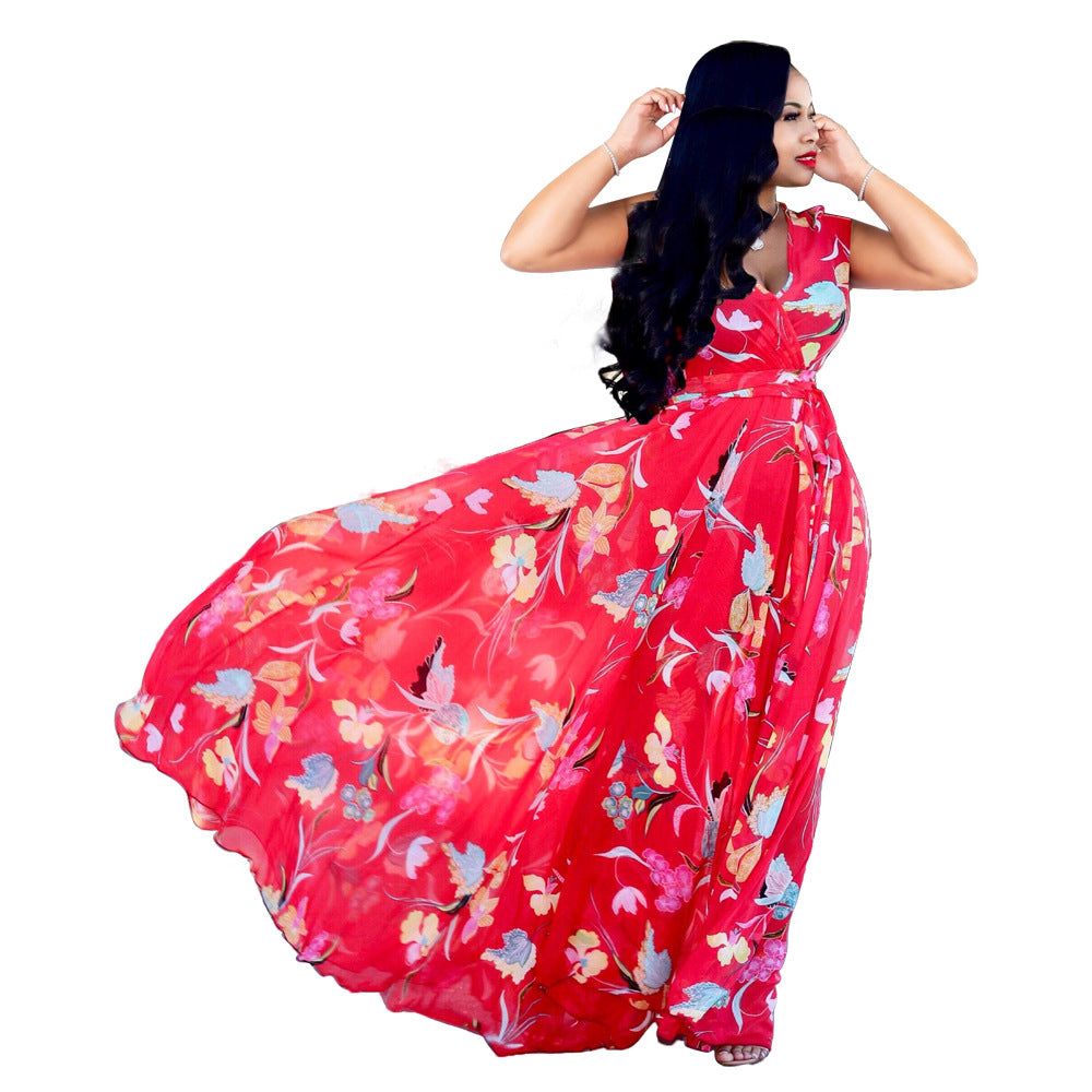 Floral Sleeveless Dress