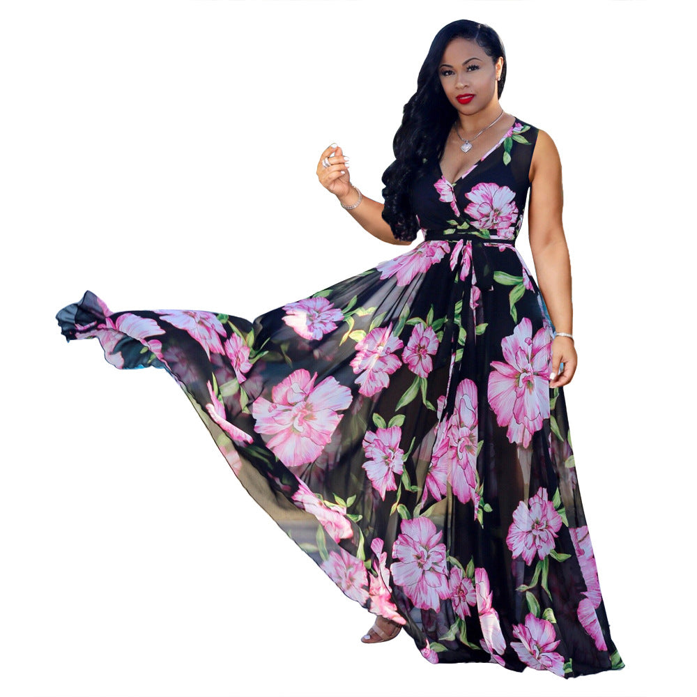 Floral Sleeveless Dress