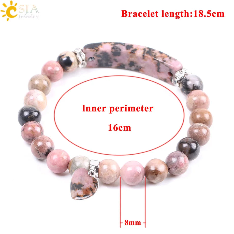 Natural Stone Crystal Bracelet