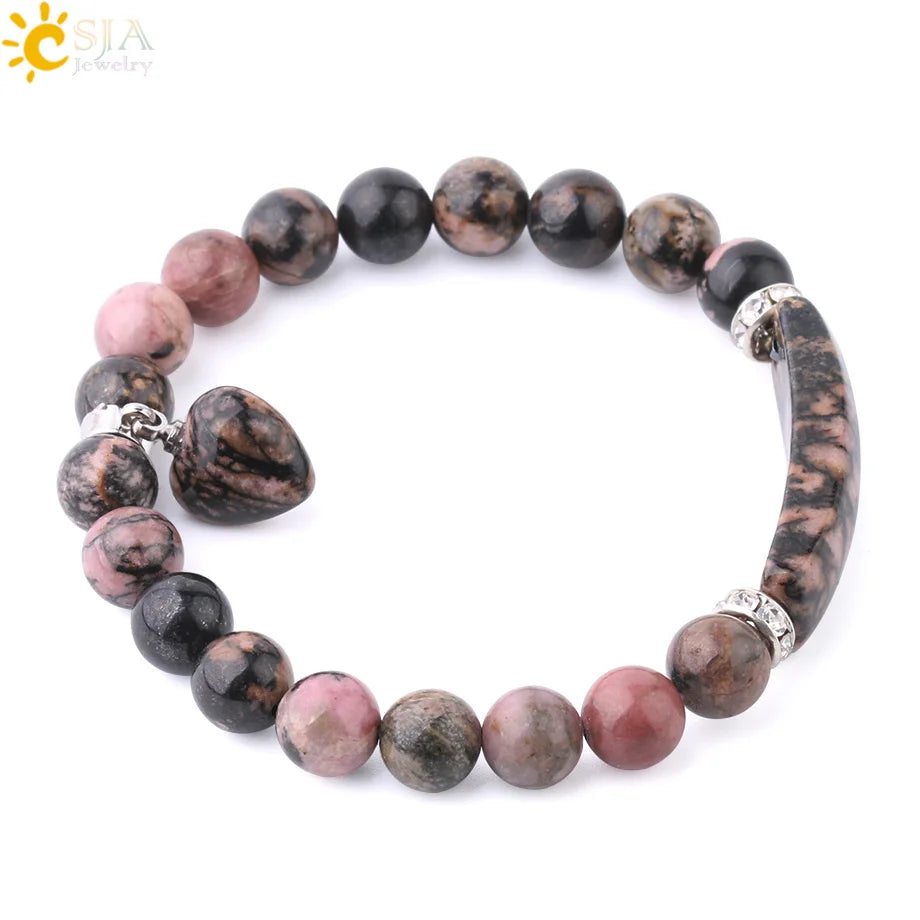 Natural Stone Crystal Bracelet