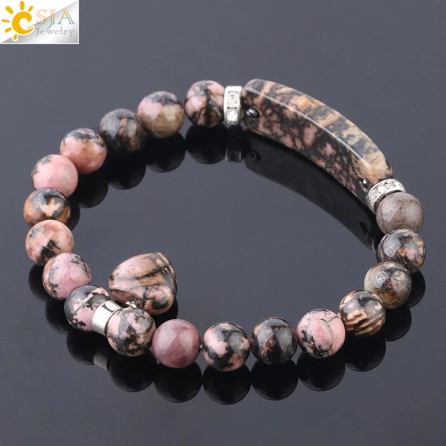 Natural Stone Crystal Bracelet