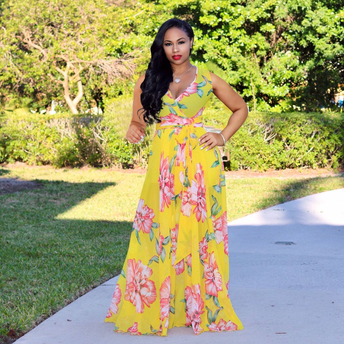 Floral Sleeveless Dress