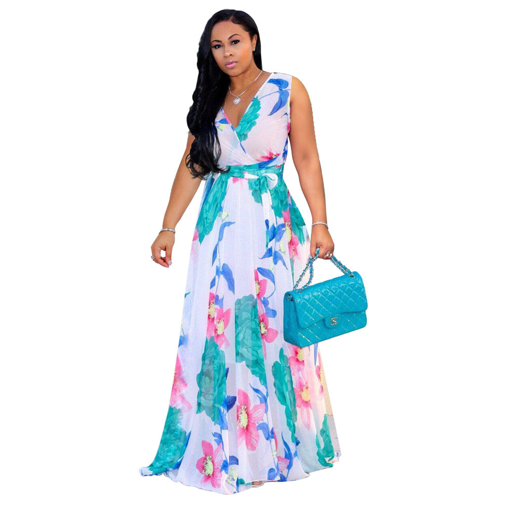 Floral Sleeveless Dress