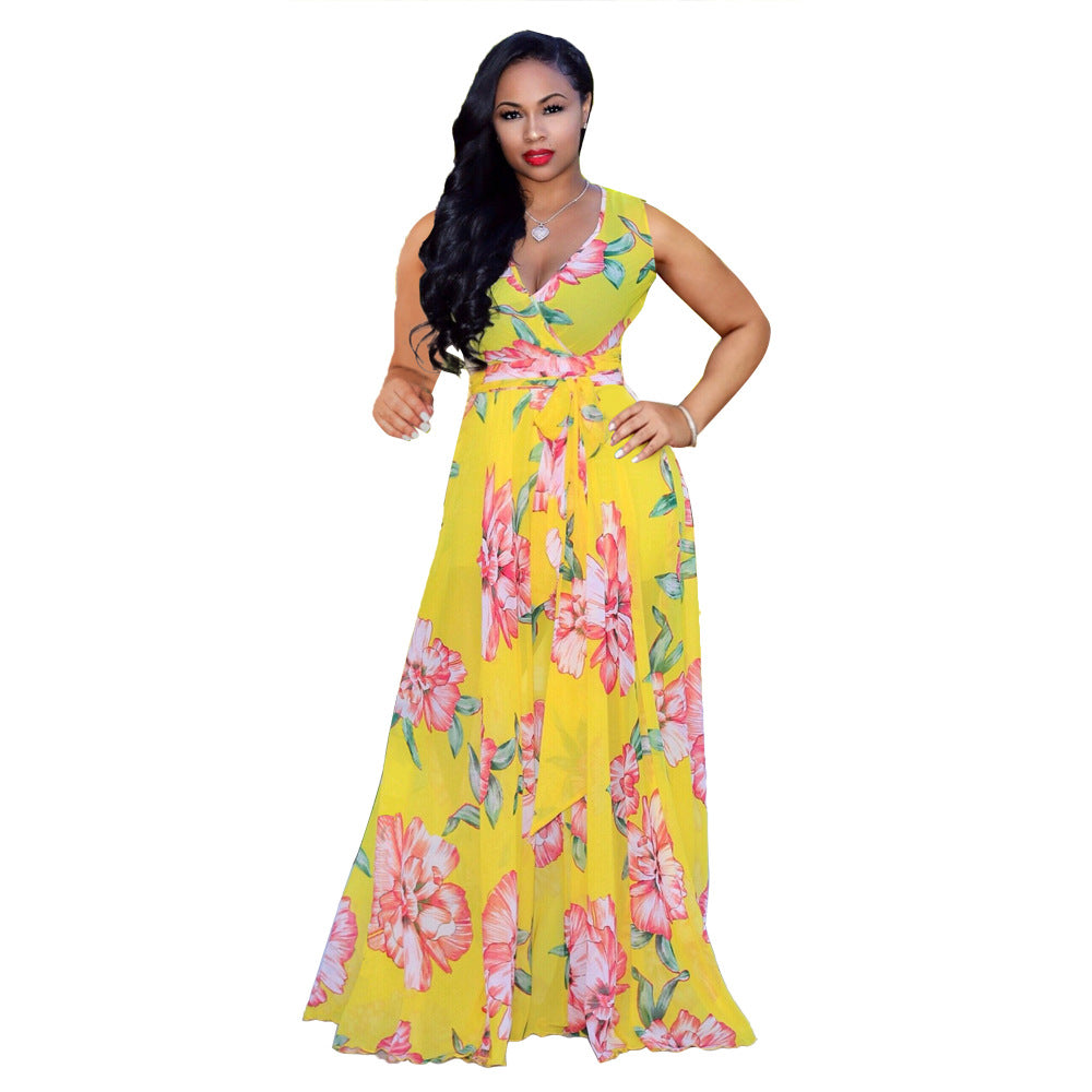 Floral Sleeveless Dress